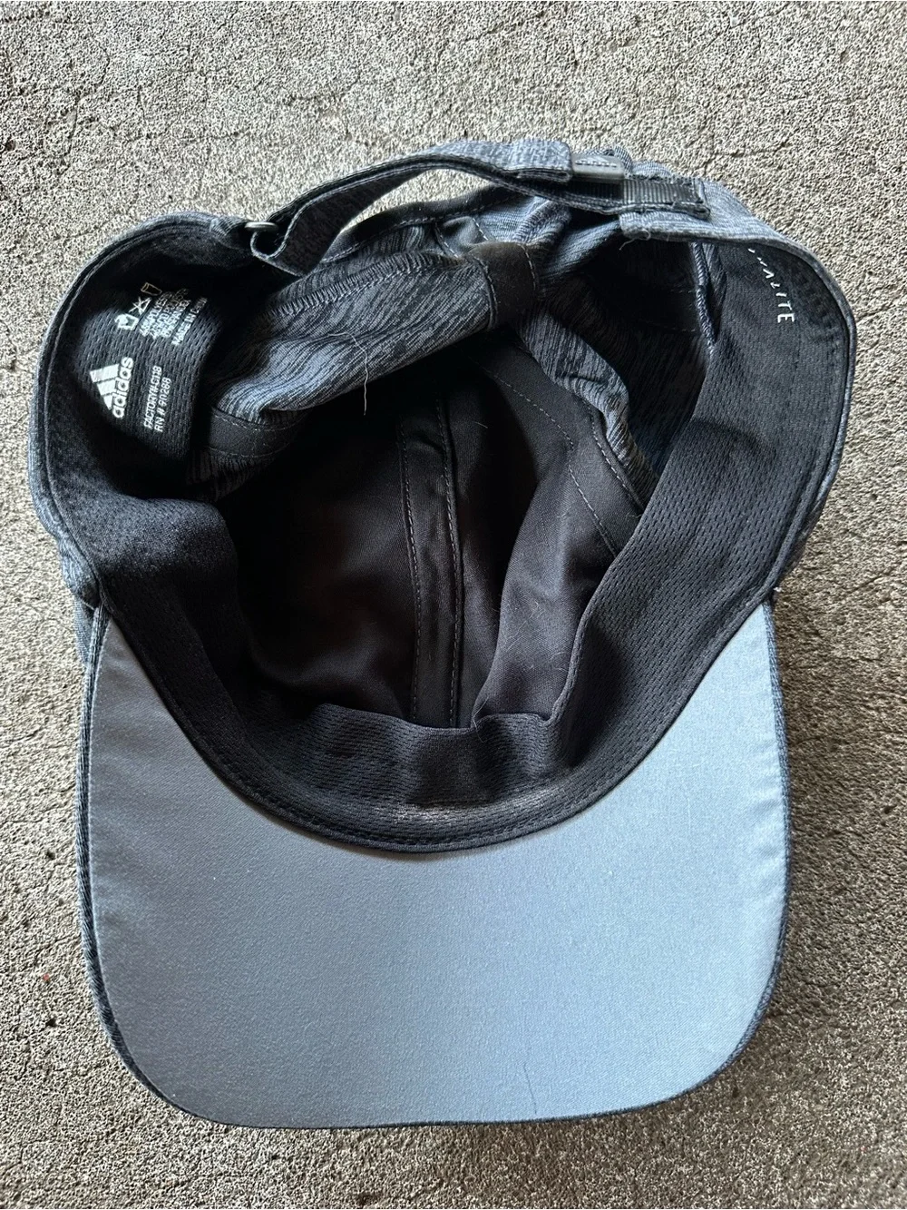 Adidas Climalite Heathered Gray Performance Baseball Hat